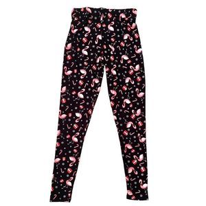 Flamingo Festive Print Leggings